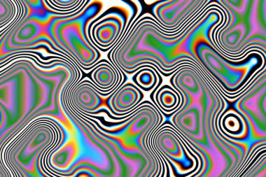 Dijital efektler. Geometrik soyut arkaplan. Renkli desen. Benzersiz bir doku. Şenlik dekorasyonu. Poster, broşür, el ilanı ve kart için yaratıcı grafik tasarımı. Ağ, kumaş ve örtü için arkaplan.