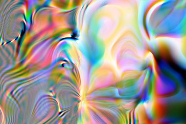 Dijital efektler. Geometrik soyut arkaplan. Renkli desen. Benzersiz bir doku. Şenlik dekorasyonu. Poster, broşür, el ilanı ve kart için yaratıcı grafik tasarımı. Ağ, kumaş ve örtü için arkaplan.