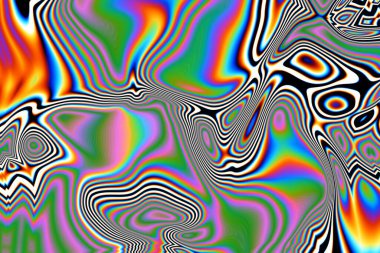 Dijital efektler. Geometrik soyut arkaplan. Renkli desen. Benzersiz bir doku. Şenlik dekorasyonu. Poster, broşür, el ilanı ve kart için yaratıcı grafik tasarımı. Ağ, kumaş ve örtü için arkaplan.