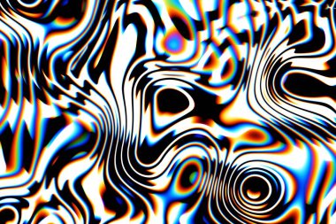 Dijital efektler. Geometrik soyut arkaplan. Renkli desen. Benzersiz bir doku. Şenlik dekorasyonu. Poster, broşür, el ilanı ve kart için yaratıcı grafik tasarımı. Ağ, kumaş ve örtü için arkaplan.