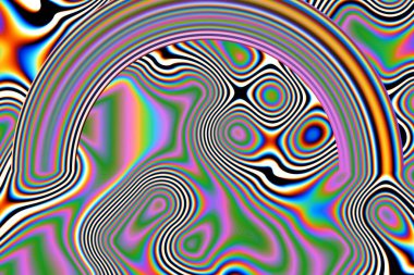 Dijital efektler. Geometrik soyut arkaplan. Renkli desen. Benzersiz bir doku. Şenlik dekorasyonu. Poster, broşür, el ilanı ve kart için yaratıcı grafik tasarımı. Ağ, kumaş ve örtü için arkaplan.