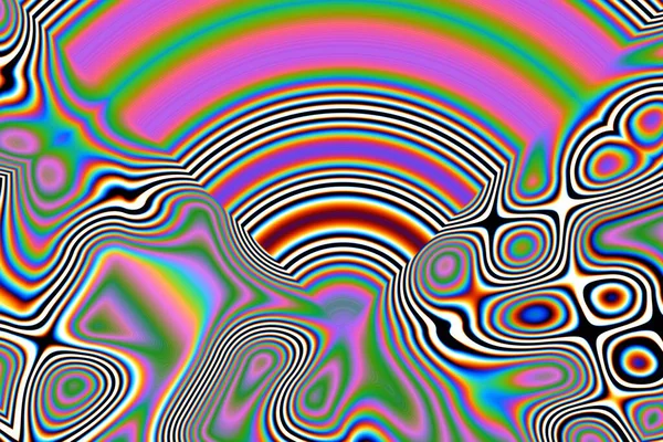 Efectos Digitales Fondo Abstracto Geométrico Patrón Colorido Textura Única Decoración — Foto de Stock