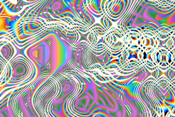 Dijital efektler. Geometrik soyut arkaplan. Renkli desen. Benzersiz bir doku. Şenlik dekorasyonu. Poster, broşür, el ilanı ve kart için yaratıcı grafik tasarımı. Ağ, kumaş ve örtü için arkaplan.