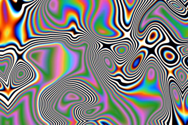 Dijital efektler. Geometrik soyut arkaplan. Renkli desen. Benzersiz bir doku. Şenlik dekorasyonu. Poster, broşür, el ilanı ve kart için yaratıcı grafik tasarımı. Ağ, kumaş ve örtü için arkaplan.