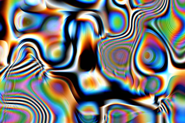 Digitális Effektek Geometrikus Absztrakt Háttér Színes Minta Egyedülálló Textúra Ünnepi — Stock Fotó