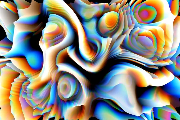 Effetti Digitali Sfondo Geometrico Astratto Modello Colorato Texture Unica Decorazione — Foto Stock