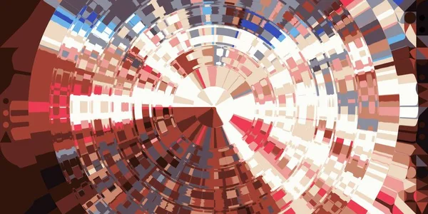 Trendy Abstracte Achtergrond Kleurrijk Patroon Digitale Effecten Creatief Grafisch Ontwerp — Stockfoto