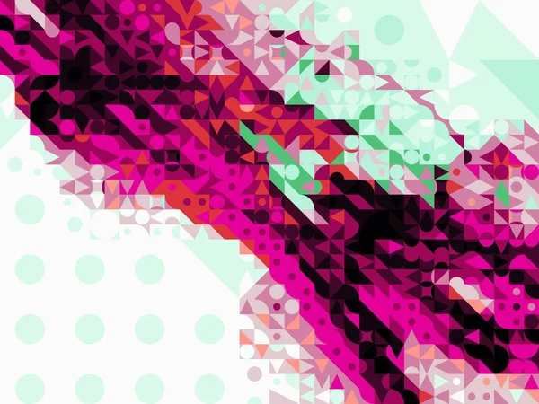 Modne Abstrakcyjne Tło Kolorowy Wzór Efekty Cyfrowe Kreatywny Projekt Graficzny — Zdjęcie stockowe