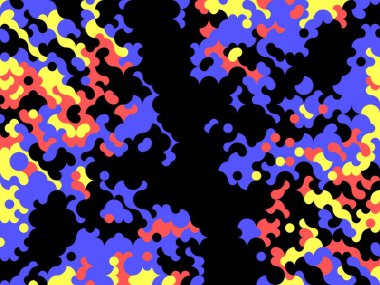 Renkli soyut arka plan. Dijital şablon. Poster, broşür, el ilanı ve kart için yaratıcı grafik tasarımı. Ağ, kumaş ve not defteri kapağı için arkaplan.