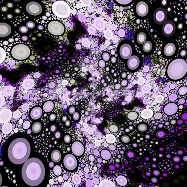 Fraktal soyut arkaplan. Dijital efektler. Şenlik dekorasyonu. Renkli desen. Geometrik doku.