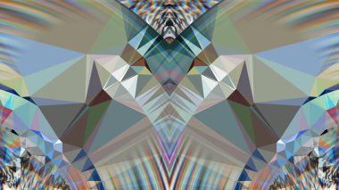 Dijital efektler. Neon parıltısı. Simetri ve yansıma. Şenlik dekorasyonu. Bulanık arkaplan. Renkli desen. Poster, broşür, el ilanı ve kart için yaratıcı grafik tasarımı. Benzersiz duvar kağıdı.