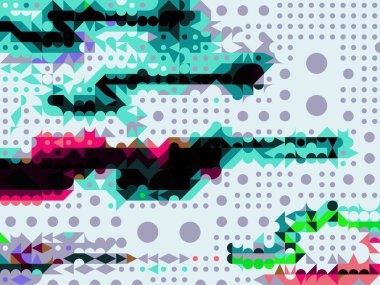 Renkli soyut arka plan. Dijital şablon. Poster, broşür, el ilanı ve kart için yaratıcı grafik tasarımı. Ağ, kumaş ve not defteri kapağı için arkaplan.