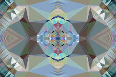 Dijital efektler. Neon parıltısı. Simetri ve yansıma. Şenlik dekorasyonu. Bulanık arkaplan. Renkli desen. Poster, broşür, el ilanı ve kart için yaratıcı grafik tasarımı. Benzersiz duvar kağıdı.