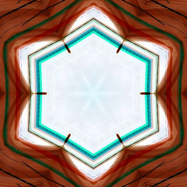 Fractal Abstrakt Bakgrund Digitala Effekter Festlig Dekoration Färgstarkt Mönster Geometrisk — Stockfoto