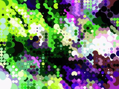 Geometrik soyut arkaplan. Renkli desen. Benzersiz bir doku. Şenlik dekorasyonu. Poster, broşür, el ilanı ve kart için yaratıcı grafik tasarımı. Ağ, kumaş ve örtü için arkaplan.