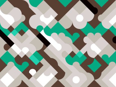 Geometrik soyut arkaplan. Renkli desen. Benzersiz bir doku. Şenlik dekorasyonu. Poster, broşür, el ilanı ve kart için yaratıcı grafik tasarımı. Ağ, kumaş ve örtü için arkaplan.