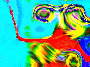 Dijital efektler. Çok renkli soyut arkaplan. Renkli desen. Poster, broşür, el ilanı ve kart için yaratıcı grafik tasarımı. Eşsiz duvar kâğıdı. Ağ, kumaş ve not defteri kapağı için arkaplan.