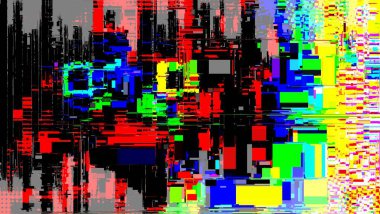 Dijital efektler. Çok renkli soyut arkaplan. Renkli desen. Poster, broşür, el ilanı ve kart için yaratıcı grafik tasarımı. Eşsiz duvar kâğıdı. Ağ, kumaş ve not defteri kapağı için arkaplan.