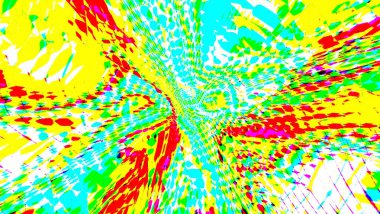 Dijital efektler. Çok renkli soyut arkaplan. Renkli desen. Poster, broşür, el ilanı ve kart için yaratıcı grafik tasarımı. Eşsiz duvar kâğıdı. Ağ, kumaş ve not defteri kapağı için arkaplan.