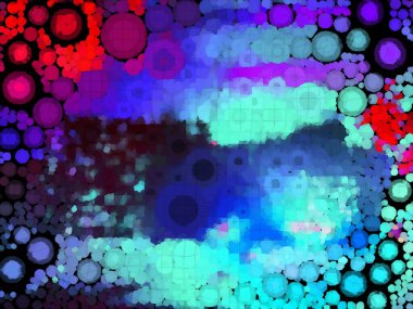 Dijital efektler. Çok renkli soyut arkaplan. Renkli desen. Poster, broşür, el ilanı ve kart için yaratıcı grafik tasarımı. Eşsiz duvar kâğıdı. Ağ, kumaş ve not defteri kapağı için arkaplan.