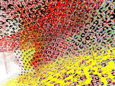 Dijital efektler. Çok renkli soyut arkaplan. Renkli desen. Poster, broşür, el ilanı ve kart için yaratıcı grafik tasarımı. Eşsiz duvar kâğıdı. Ağ, kumaş ve not defteri kapağı için arkaplan.