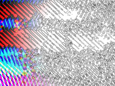 Dijital efektler. Çok renkli soyut arkaplan. Renkli desen. Poster, broşür, el ilanı ve kart için yaratıcı grafik tasarımı. Eşsiz duvar kâğıdı. Ağ, kumaş ve not defteri kapağı için arkaplan.