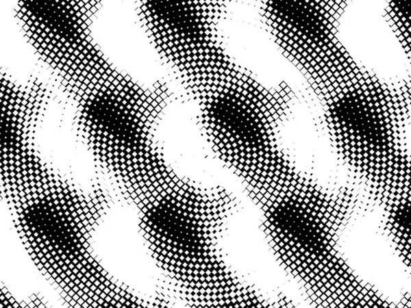 Monochrome abstract background. Black and white pattern. Halftone texture. Repeating backdrop. Creative dark graphic design for poster, brochure, flyer and card. Backdrop for web, fabric and cover.