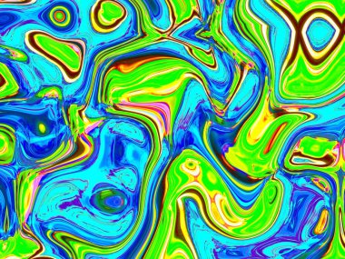 Dijital efektler. Çok renkli soyut arkaplan. Renkli desen. Poster, broşür, el ilanı ve kart için yaratıcı grafik tasarımı. Eşsiz duvar kâğıdı. Ağ, kumaş ve not defteri kapağı için arkaplan.