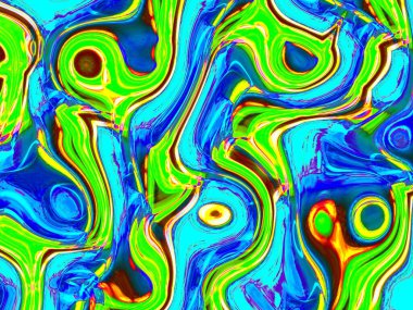 Dijital efektler. Çok renkli soyut arkaplan. Renkli desen. Poster, broşür, el ilanı ve kart için yaratıcı grafik tasarımı. Eşsiz duvar kâğıdı. Ağ, kumaş ve not defteri kapağı için arkaplan.