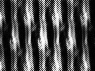 Tek renkli soyut bir arkaplan. Siyah ve beyaz desenli. Yarı renkte. Arka plan tekrarlanıyor. Poster, broşür, broşür, broşür ve kart için yaratıcı karanlık grafik tasarımı. Ağ, kumaş ve örtü için arkaplan.