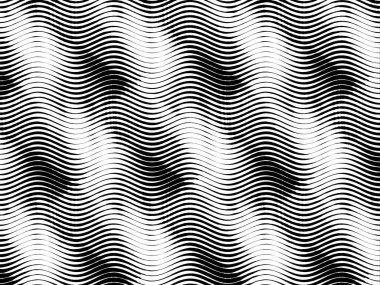 Tek renkli soyut bir arkaplan. Siyah ve beyaz desenli. Yarı renkte. Arka plan tekrarlanıyor. Poster, broşür, broşür, broşür ve kart için yaratıcı karanlık grafik tasarımı. Ağ, kumaş ve örtü için arkaplan.