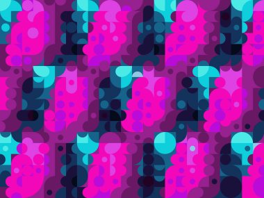 Moda soyut arka plan. Dijital efektler. Geometrik doku. Renkli desen. Poster, broşür, el ilanı ve kart için yaratıcı grafik tasarımı. Benzersiz şehir kamuflajı.