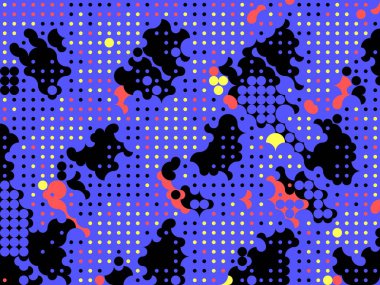 Moda soyut arka plan. Dijital efektler. Geometrik doku. Renkli desen. Poster, broşür, el ilanı ve kart için yaratıcı grafik tasarımı. Benzersiz şehir kamuflajı.