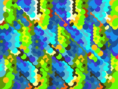 Moda soyut arka plan. Dijital efektler. Geometrik doku. Renkli desen. Poster, broşür, el ilanı ve kart için yaratıcı grafik tasarımı. Benzersiz şehir kamuflajı.