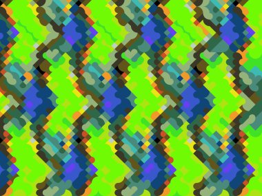 Moda soyut arka plan. Dijital efektler. Geometrik doku. Renkli desen. Poster, broşür, el ilanı ve kart için yaratıcı grafik tasarımı. Benzersiz şehir kamuflajı.