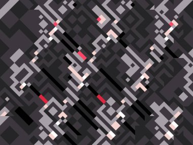 Moda soyut arka plan. Dijital efektler. Geometrik doku. Renkli desen. Poster, broşür, el ilanı ve kart için yaratıcı grafik tasarımı. Benzersiz şehir kamuflajı.