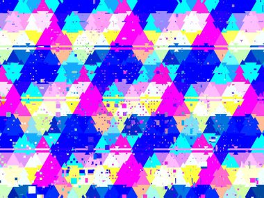 Moda soyut arka plan. Dijital efektler. Geometrik doku. Renkli desen. Poster, broşür, el ilanı ve kart için yaratıcı grafik tasarımı. Benzersiz şehir kamuflajı.