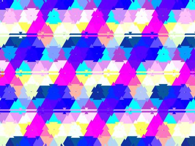 Çok renkli soyut arkaplan. Işık efektleri. Geometrik doku. Renkli desen. Poster, broşür, el ilanı ve kart için yaratıcı grafik tasarımı. Benzersiz şehir kamuflajı.