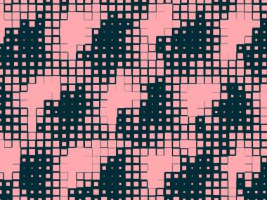 Moda soyut arka plan. Dijital efektler. Geometrik doku. Renkli desen. Poster, broşür, el ilanı ve kart için yaratıcı grafik tasarımı. Benzersiz şehir kamuflajı.