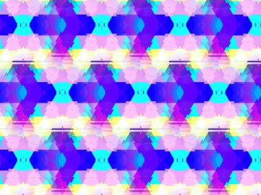 Çok renkli soyut arkaplan. Işık efektleri. Geometrik doku. Renkli desen. Poster, broşür, el ilanı ve kart için yaratıcı grafik tasarımı. Benzersiz şehir kamuflajı.