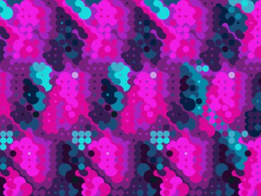 Moda soyut arka plan. Dijital efektler. Geometrik doku. Renkli desen. Poster, broşür, el ilanı ve kart için yaratıcı grafik tasarımı. Benzersiz şehir kamuflajı.