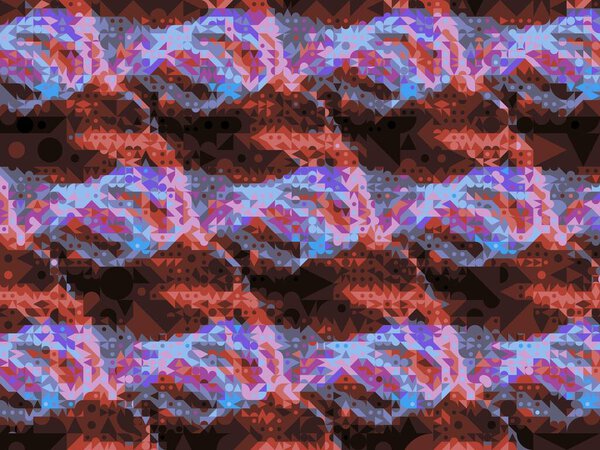 Модный абстрактный фон. Цифровой эффект. Геометрическая фактура. Красочный рисунок. Креативный графический дизайн плаката, брошюры, флаера и открытки. Уникальный городской камуфляж.