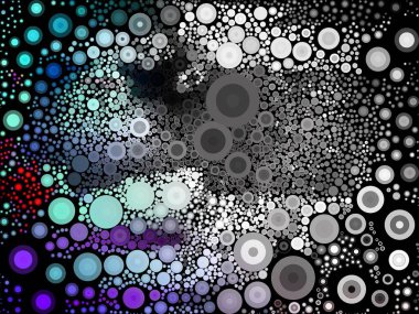 Dijital efektler. Çok renkli soyut arkaplan. Renkli desen. Poster, broşür, el ilanı ve kart için yaratıcı grafik tasarımı. Eşsiz duvar kâğıdı. Ağ, kumaş ve not defteri kapağı için arkaplan.