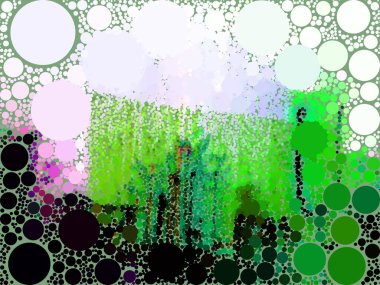 Dijital efektler. Geometrik soyut arkaplan. Renkli desen. Benzersiz bir doku. Şenlikli dekorasyon.