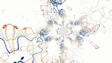 Çok renkli soyut arkaplan. Renkli desen. Dijital efektler. Poster, broşür, el ilanı ve kart için yaratıcı grafik tasarımı. Eşsiz duvar kâğıdı. Ağ, kumaş ve not defteri kapağı için arkaplan.