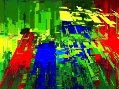 Dijital efektler. Çok renkli soyut arkaplan. Renkli desen. Poster, broşür, el ilanı ve kart için yaratıcı grafik tasarımı. Eşsiz duvar kâğıdı. Ağ, kumaş ve not defteri kapağı için arkaplan.