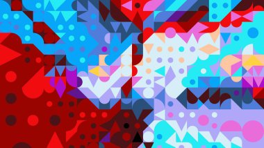 Dijital efektler. Çok renkli soyut arkaplan. Renkli desen. Poster, broşür, el ilanı ve kart için yaratıcı grafik tasarımı. Eşsiz duvar kâğıdı. Ağ, kumaş ve not defteri kapağı için arkaplan.