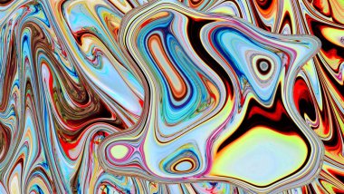 Çok renkli soyut arkaplan. Renkli desen. Dijital efektler. Poster, broşür, el ilanı ve kart için yaratıcı grafik tasarımı. Eşsiz duvar kâğıdı. Ağ, kumaş ve not defteri kapağı için arkaplan.