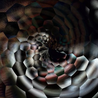 Fraktal soyut arkaplan. Dijital efektler. Şenlik dekorasyonu. Renkli desen. Geometrik doku.