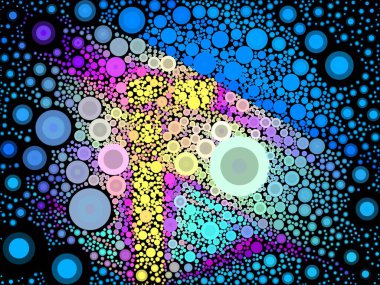 Çok renkli soyut arkaplan. Renkli desen. Dijital efektler. Poster, broşür, el ilanı ve kart için yaratıcı grafik tasarımı. Eşsiz duvar kâğıdı. Ağ, kumaş ve not defteri kapağı için arkaplan.